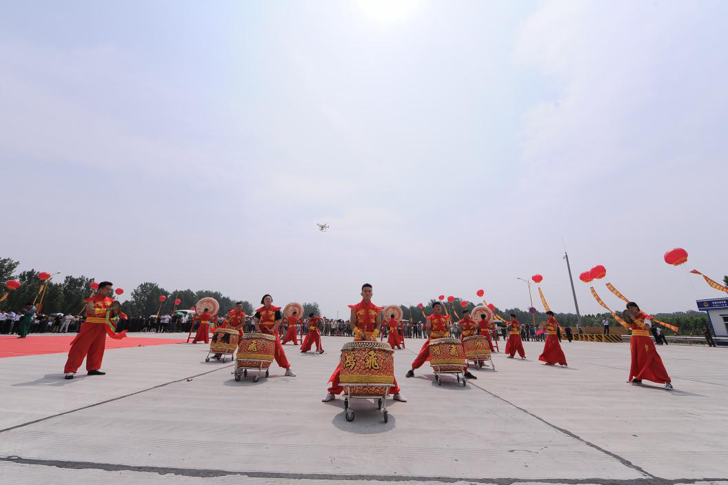 黃河大橋通車(chē)儀式